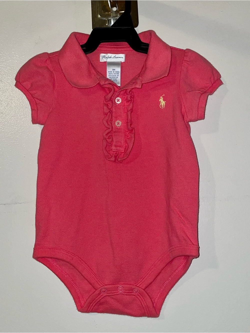 Polo Ralph Lauren Bodysuit with Ruffle Detail